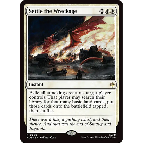 Settle the Wreckage - The Hobbit (inglés)