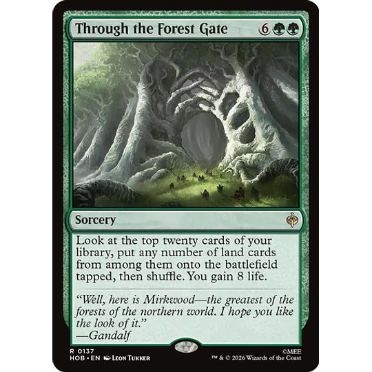 Through the Forest Gate - The Hobbit (inglés)