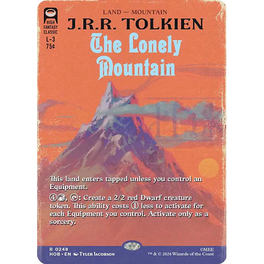 The Lonely Mountain (0248 - Borderless) - The Hobbit Variants (inglés)