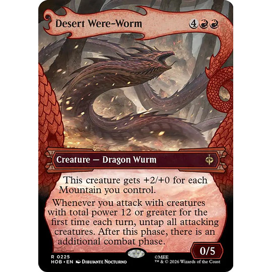 Desert Were-Worm (0225 - Showcase) - The Hobbit Variants (inglés)