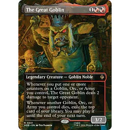 The Great Goblin (0201 - Borderless) - The Hobbit Variants (inglés)