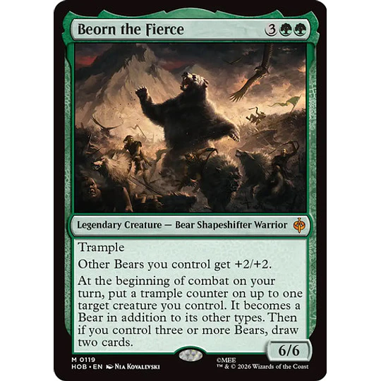 Beorn the Fierce - The Hobbit (inglés)