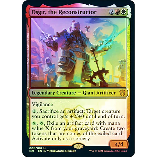Osgir, the Reconstructor (Foil) - Commander 2021 (inglés)