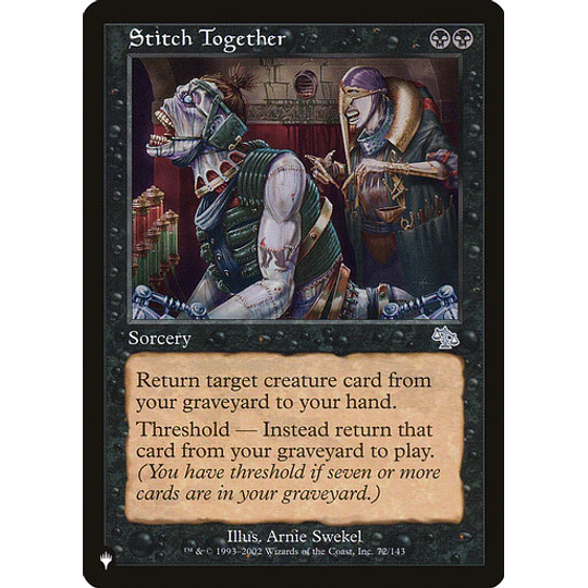 Stitch Together (Judgment) - Mystery Booster/The List (inglés)
