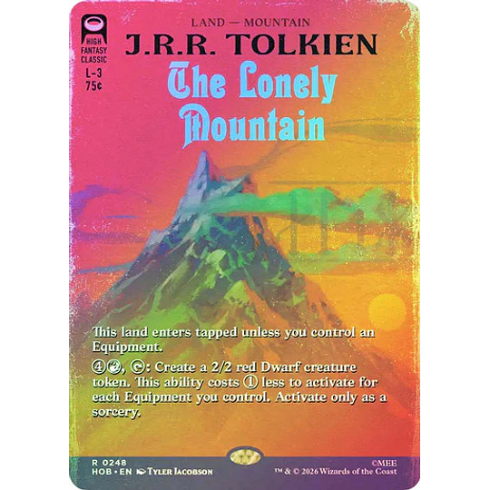 The Lonely Mountain (0248 - Borderless) - The Hobbit Variants Foil (inglés)