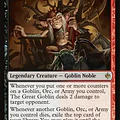 The Great Goblin - Commander / EDH