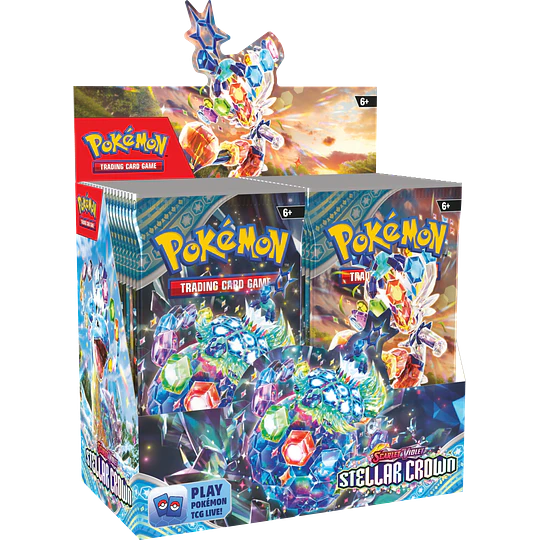 Pokemon TCG Scarlet & Violet - Stellar Crown - Booster Box (inglés)