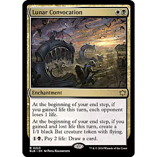 Lunar Convocation - Bloomburrow (español)