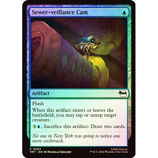 Sewer-veillance Cam - Teenage Mutant Ninja Turtles Foil (inglés)