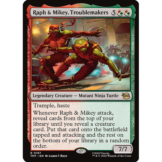 Raph & Mikey, Troublemakers - Teenage Mutant Ninja Turtles (inglés)