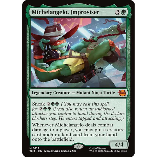 Michelangelo, Improviser - Teenage Mutant Ninja Turtles (inglés)
