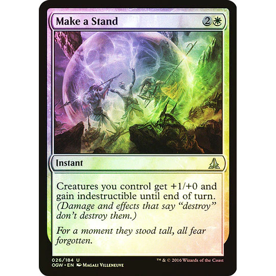 Make a Stand - Oath of the Gatewatch Foil (inglés)