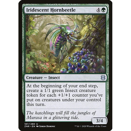 Iridescent Hornbeetle - Zendikar Rising
