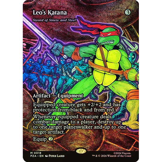 Sword of Sinew and Steel (Leo's Katana) - Teenage Mutant Ninja Turtles Source Material Cards (inglés)