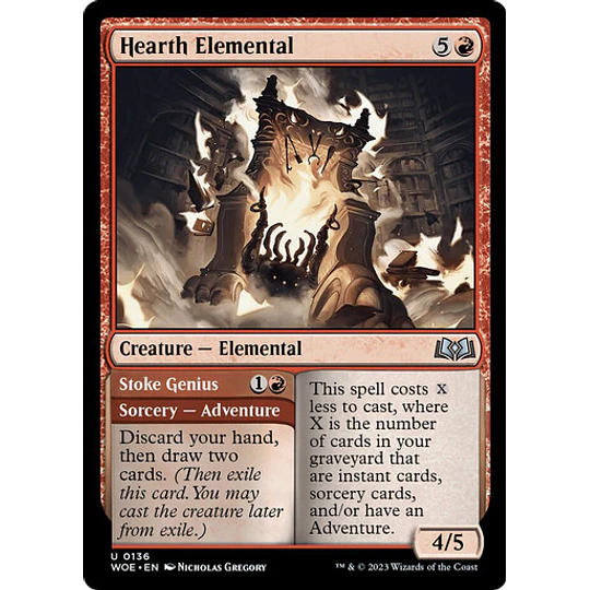 Hearth Elemental - Wilds of Eldraine (inglés)