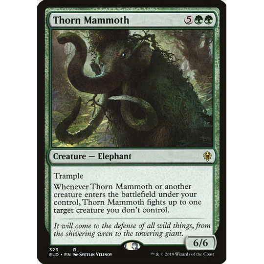 Thorn Mammoth (Brawl Deck Card) - Throne of Eldraine (inglés)