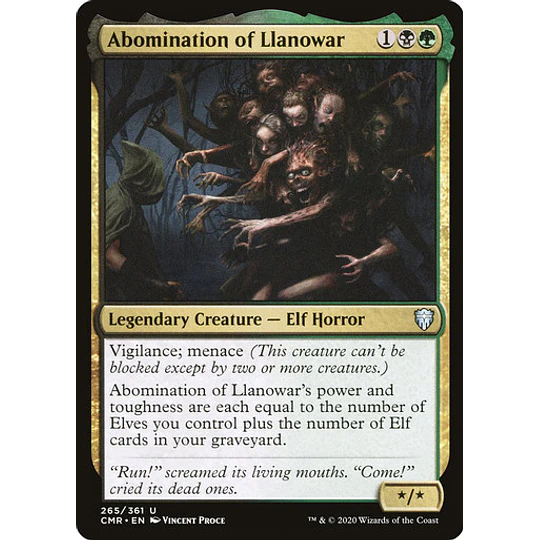 Abomination of Llanowar - Commander Legends (inglés)