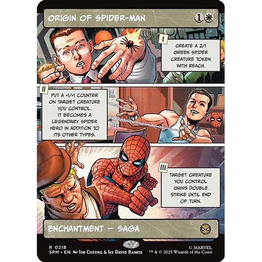Origin of Spider-Man (0218 - Borderless) - Marvel's Spider-Man Variants (español)