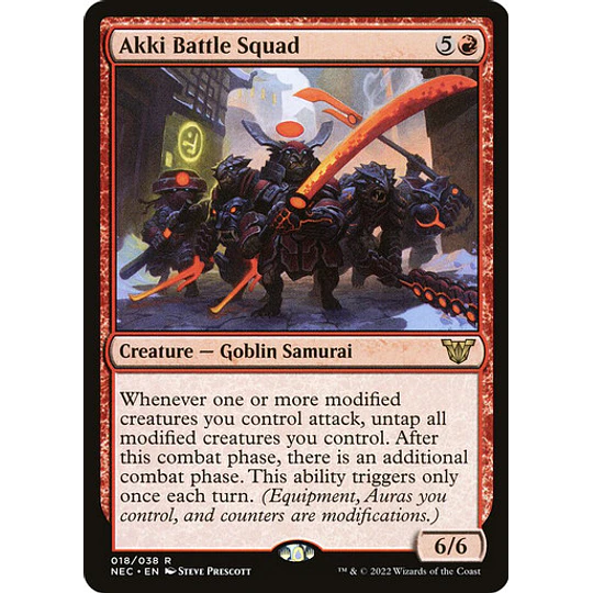 Akki Battle Squad - Kamigawa: Neon Dynasty Commander Decks (inglés)