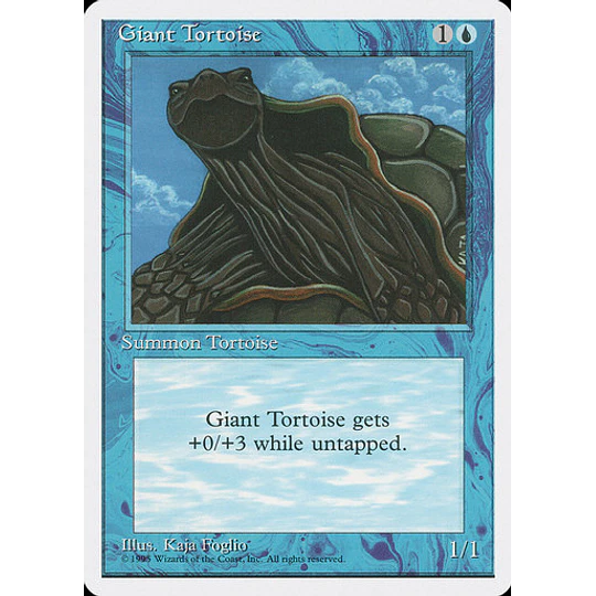 Giant Tortoise - 4th Edition (inglés)
