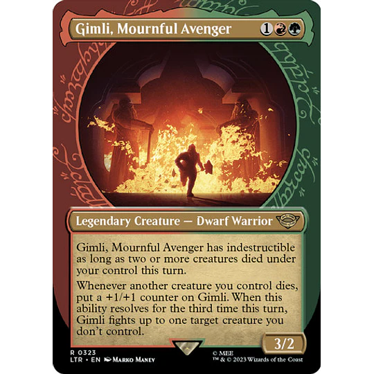 Gimli, Mournful Avenger (0323 - Showcase) - The Lord of the Rings: Tales of Middle-earth Variants (inglés)