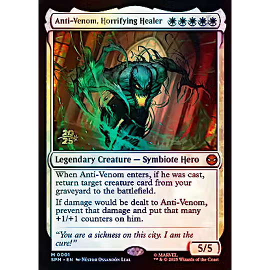Anti-Venom, Horrifying Healer (Prerelease Foil) - Promotional (español)