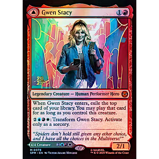 Gwen Stacy (Prerelease Foil) - Promotional (español)