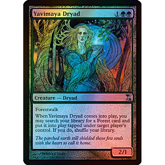 Yavimaya Dryad - Time Spiral Foil (español)