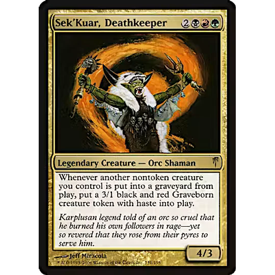 Sek'Kuar, Deathkeeper - Coldsnap (español)