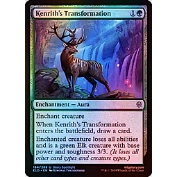 Kenrith's Transformation - Throne of Eldraine Foil (español)