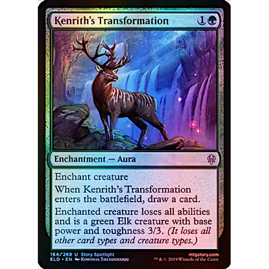 Kenrith's Transformation - Throne of Eldraine Foil (español)