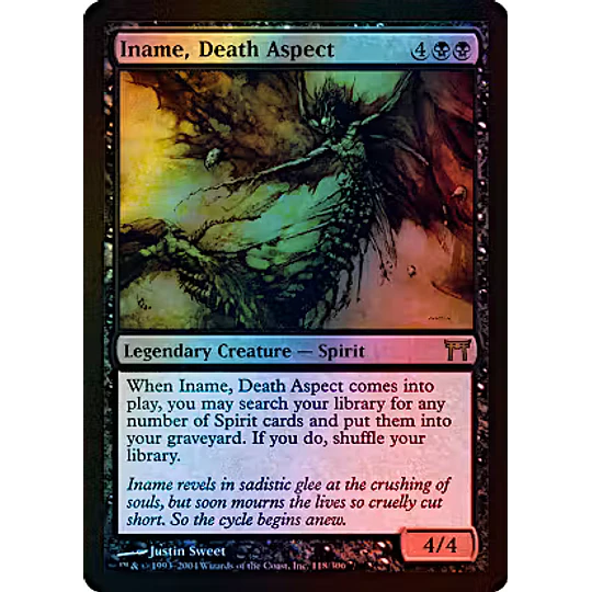Iname, Death Aspect - Champions of Kamigawa Foil (español)
