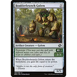 Boulderbranch Golem - The Brothers' War (inglés)