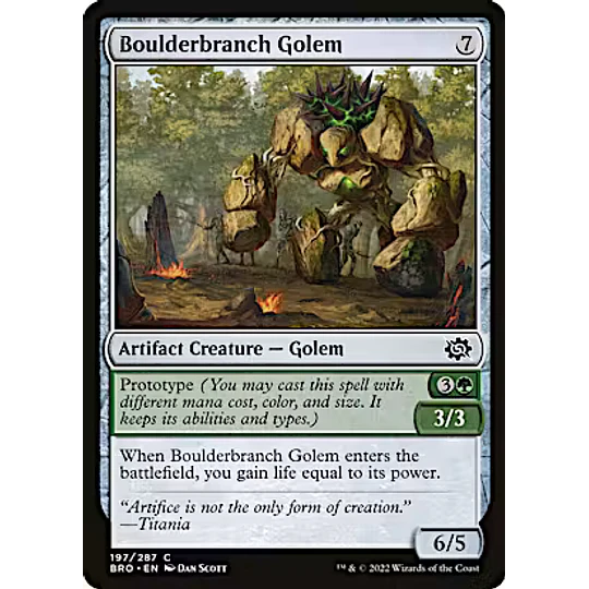 Boulderbranch Golem - The Brothers' War (inglés)