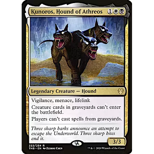 Kunoros, Hound of Athreos - Theros Beyond Death (inglés)