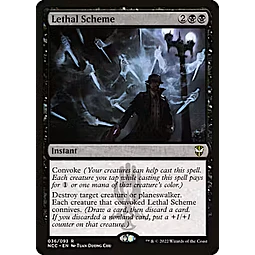 Lethal Scheme - Streets of New Capenna Commander Decks (inglés)