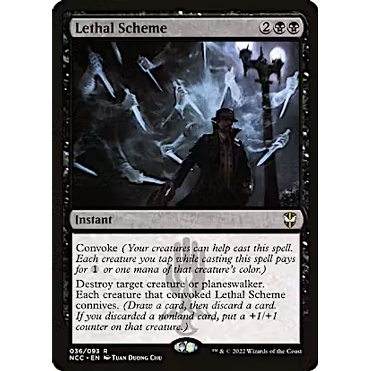 Lethal Scheme - Streets of New Capenna Commander Decks (inglés)