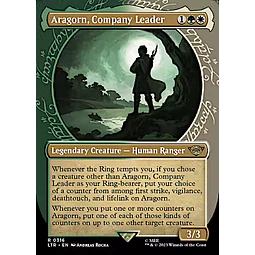 Aragorn, Company Leader (0316 - Showcase) - The Lord of the Rings: Tales of Middle-earth Variants (inglés)