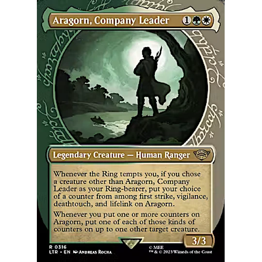 Aragorn, Company Leader (0316 - Showcase) - The Lord of the Rings: Tales of Middle-earth Variants (inglés)