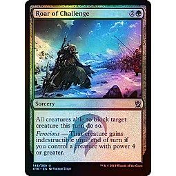 Roar of Challenge - Khans of Tarkir Foil (español)