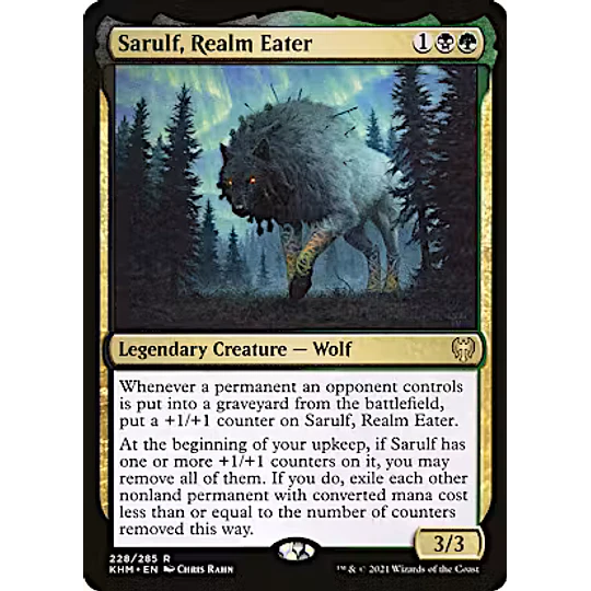 Sarulf, Realm Eater - Kaldheim (inglés)