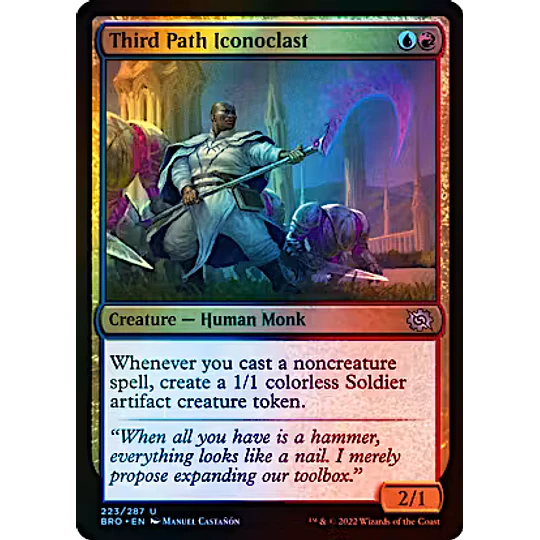 Third Path Iconoclast - The Brothers' War Foil (inglés)