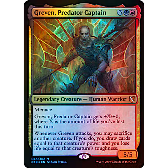 Greven, Predator Captain (Foil) - Commander 2019 (inglés)