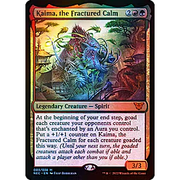 Kaima, the Fractured Calm - Kamigawa: Neon Dynasty Commander Decks Foil (inglés)
