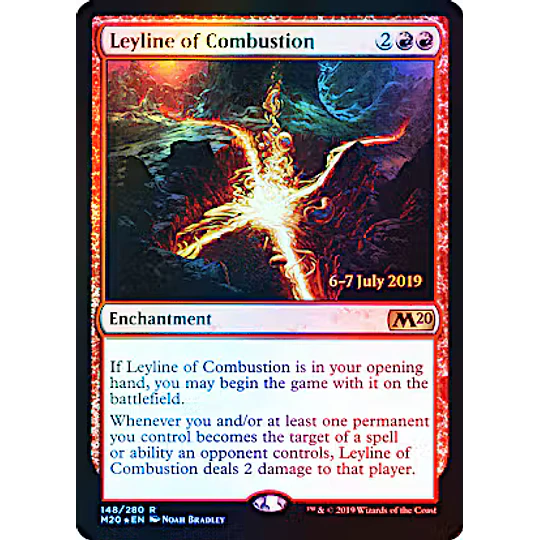 Leyline of Combustion (Prerelease Foil) - Promotional (español)
