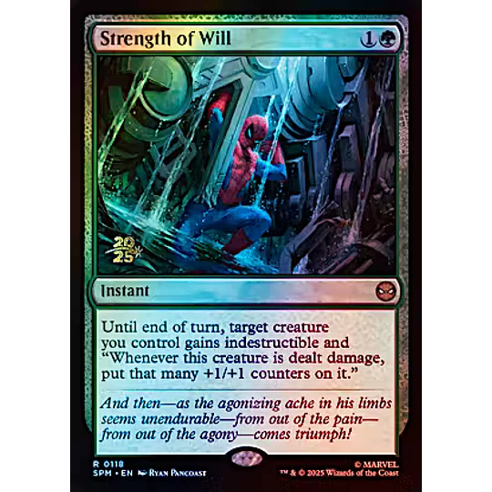 Strength of Will (Prerelease Foil) - Promotional (español)