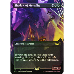 Shadow of Mortality (Borderless) - Streets of New Capenna Variants Foil (inglés)
