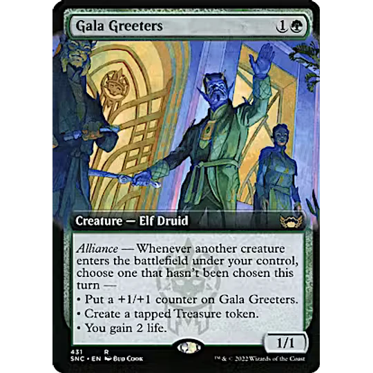 Gala Greeters (Extended Art) - Streets of New Capenna Variants (inglés)
