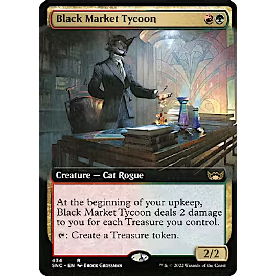 Black Market Tycoon (Extended Art) - Streets of New Capenna Variants (inglés)