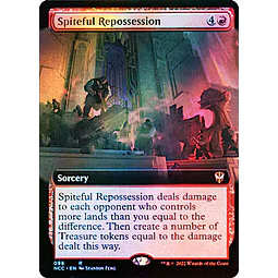 Spiteful Repossession (Extended Art) - Streets of New Capenna Commander Decks Variants Foil (inglés)